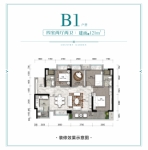 碧桂园 B1 四室两厅两卫 121