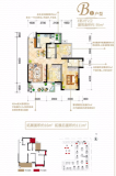 玉林绿地城B1户型