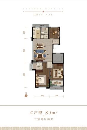 龙湖·天宸原著二期户型图