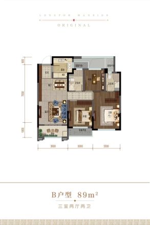 龙湖·天宸原著二期户型图