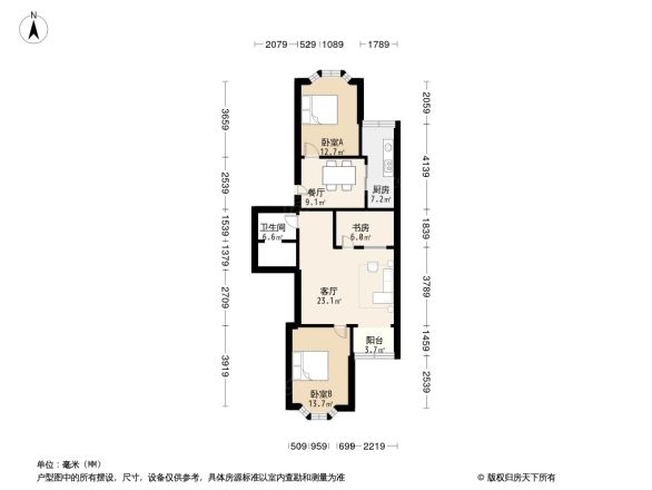 体育场路6号院户型图