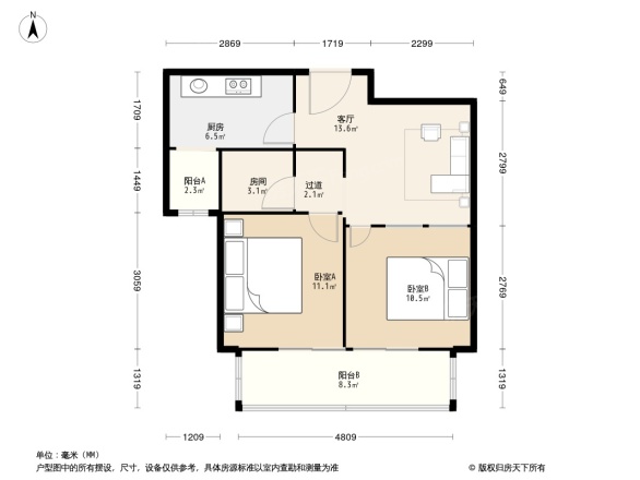 金隅翡丽铂爵郡户型图