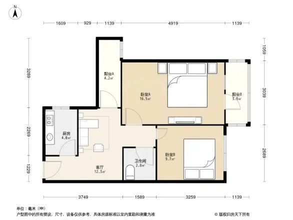 青年沟23号院户型图