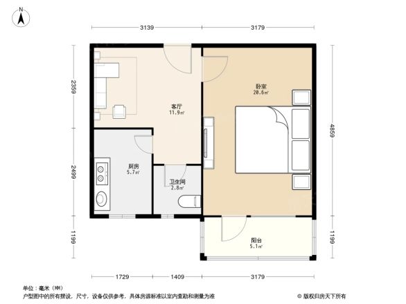 西颐北馆户型图
