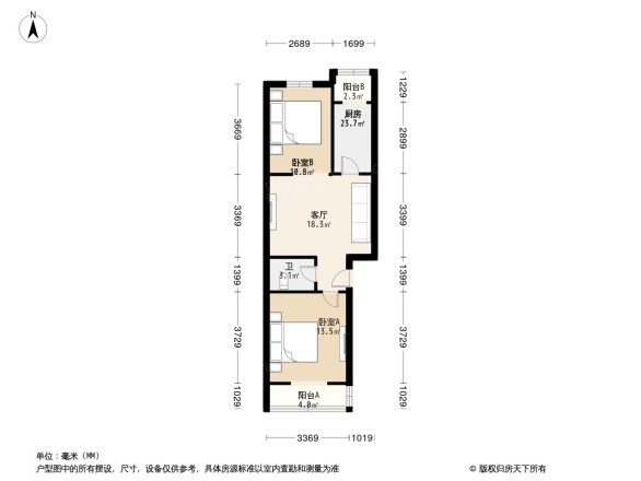 新村三里户型图