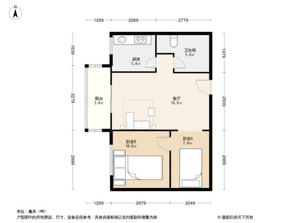 西颐北馆户型图