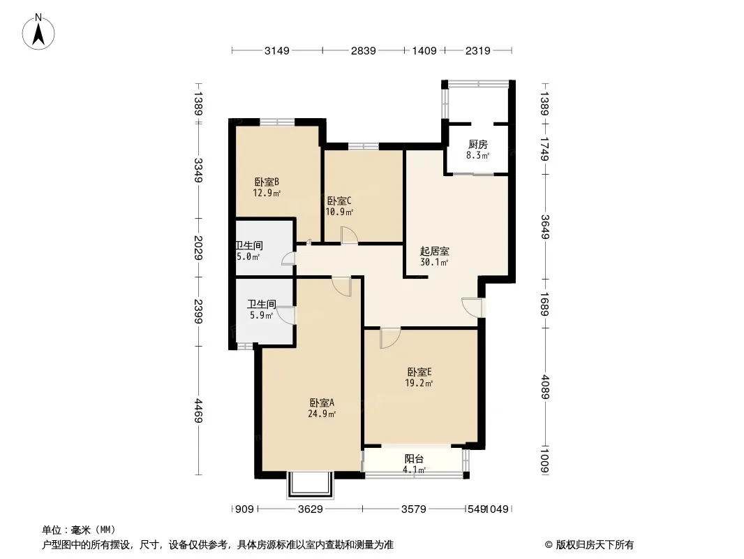 桃花岛户型图