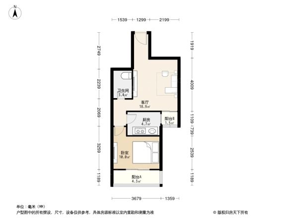 南竹杆胡同户型图