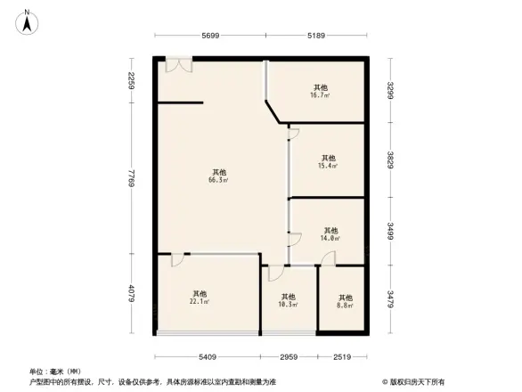 北环中心户型图