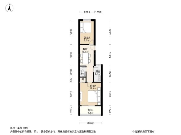 青塔西里4号院户型图