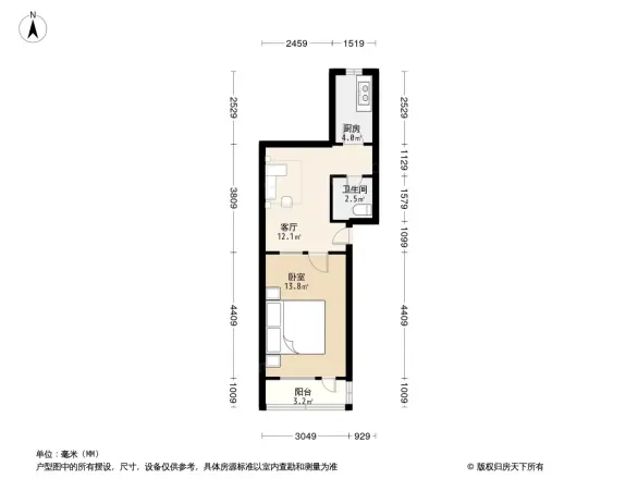 月坛北小街户型图