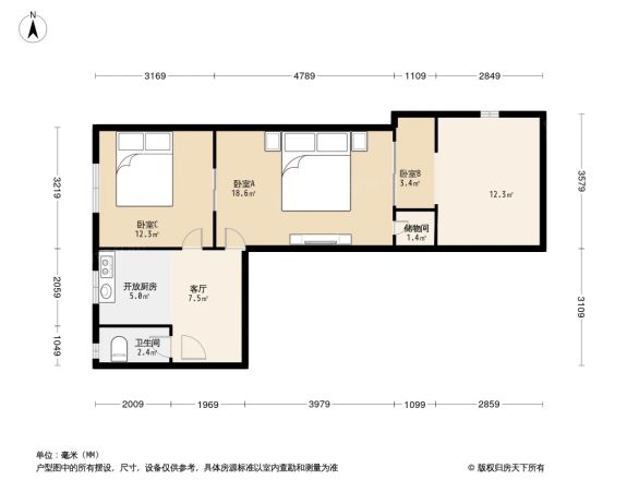 交道口南大街户型图