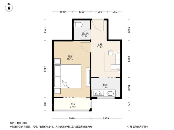永定路85号院户型图
