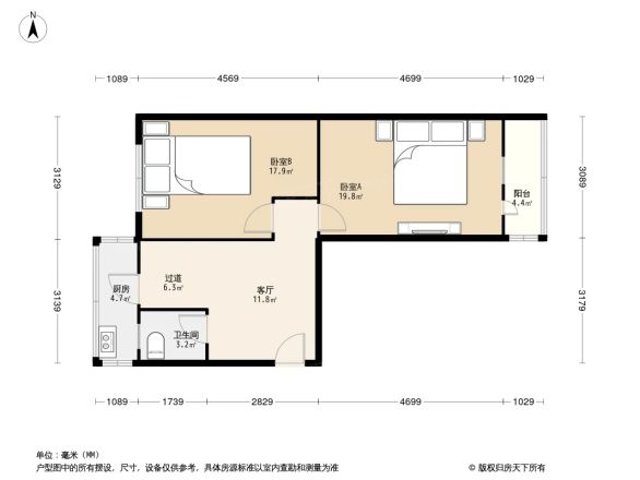 模式口东里户型图