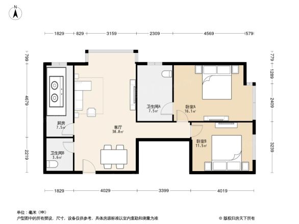 中广宜景湾户型图