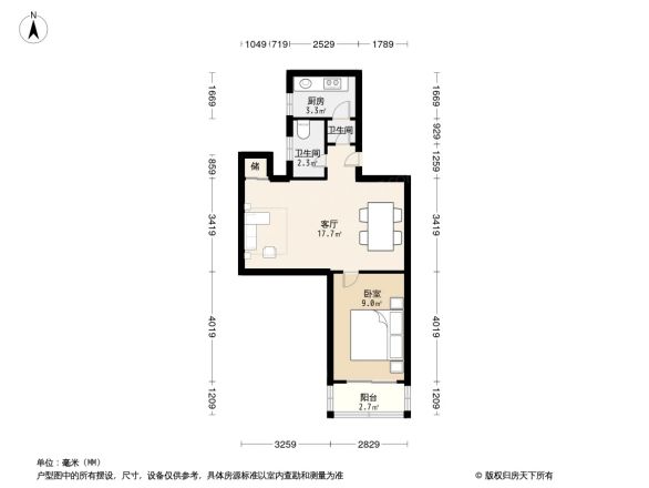 草桥欣园三区户型图