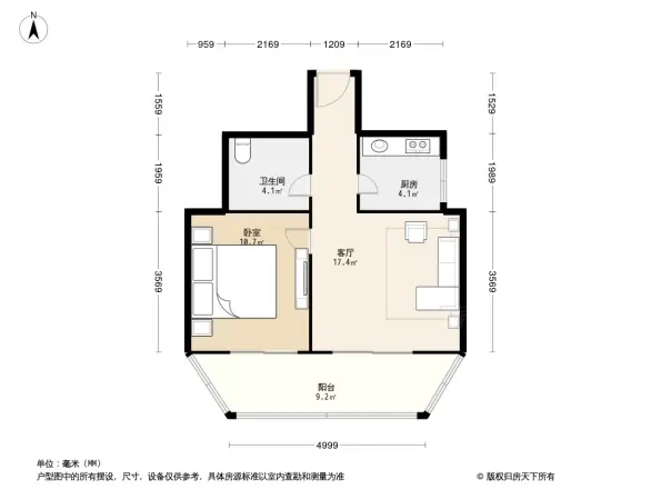 世纪城晨月园户型图