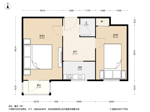 万泉庄1号院户型图