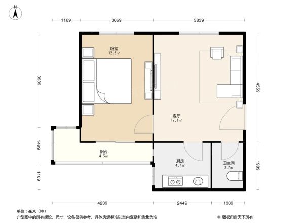 模式口东里户型图