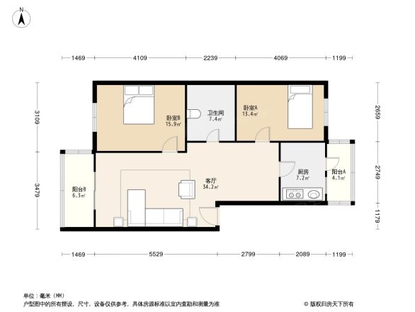 外交部街33号院户型图