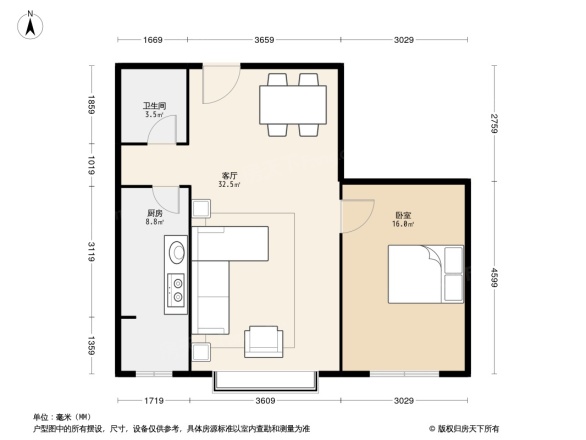 四方景园三区户型图