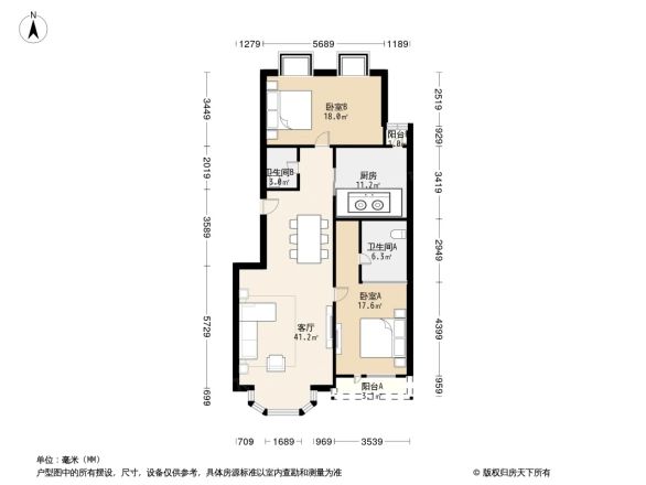 山水文园中园户型图