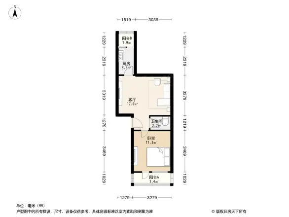 新村三里户型图
