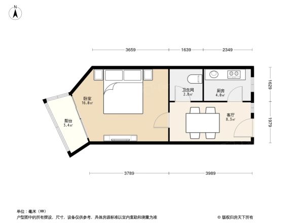 和平里五区户型图