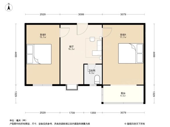 模式口东里户型图