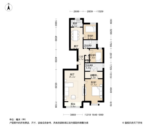 万通天竺新新家园户型图