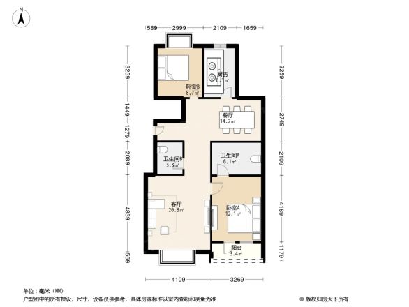 山水文园中园户型图