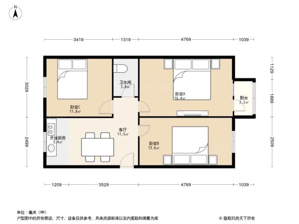 右外西头条户型图