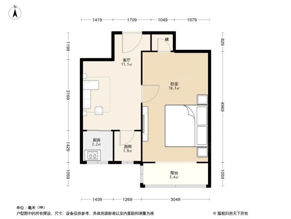 西罗园北路户型图