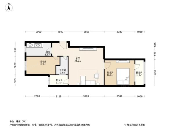 宋庄路甲12号院户型图