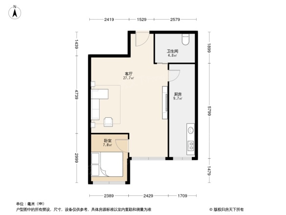 金隅翡丽爱公馆户型图