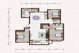 奥林·禾苑3室2厅1厨2卫建面160.0㎡