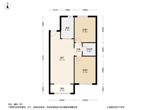 天通泰香滨城户型图