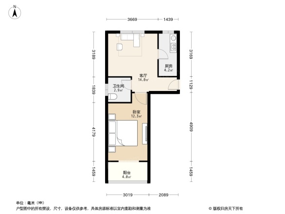 听涛苑户型图