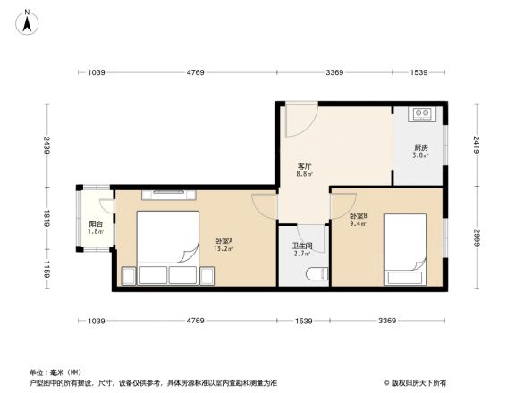 华严路3号院户型图