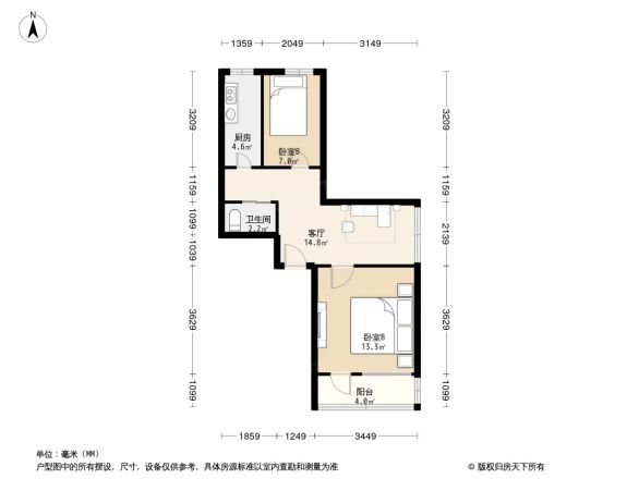 学院南路60号院户型图