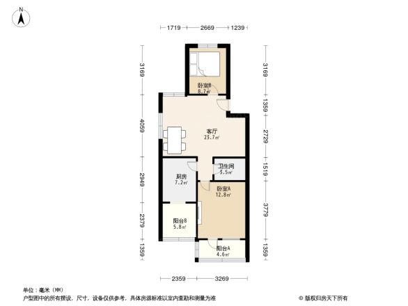 皂君庙14号院户型图