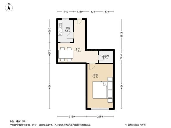 石佛营东里105号院户型图