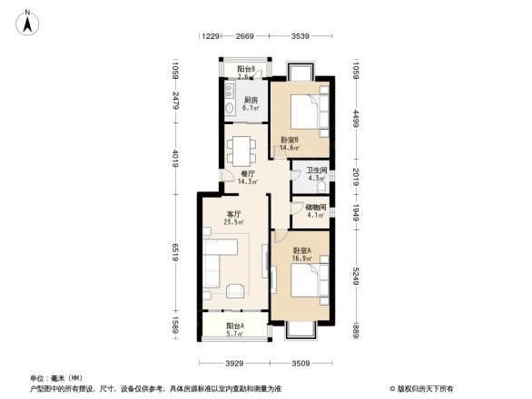 澳林春天三期户型图