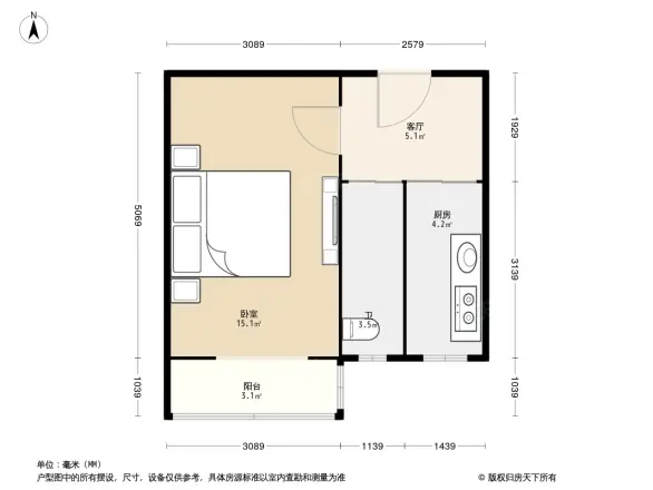 半壁店六建宿舍户型图
