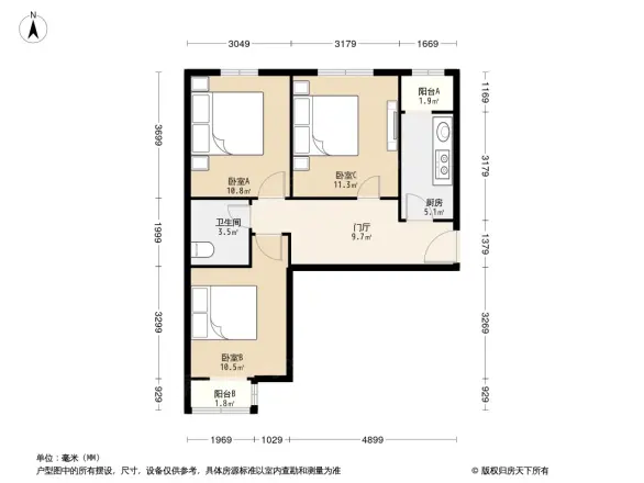 樊家村甲2号院户型图