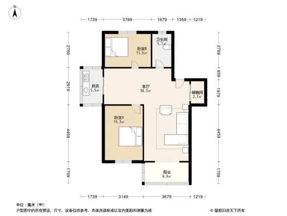 春厦里户型图