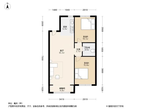 天通泰香滨城户型图