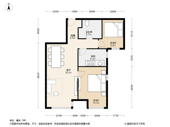 万科海港城户型图