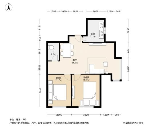 融侨观邸户型图