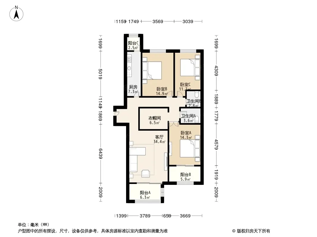 k2海棠湾户型图